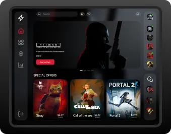 Game Launcher design